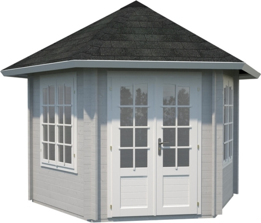 Bilde av Lysthus hanna 7,6 8,0 m2 34 mm laft