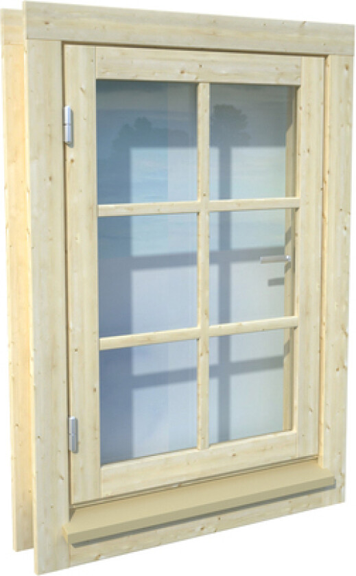 Bilde av Vindu med isolerglass 57x86 cm utadslående sidehengslet