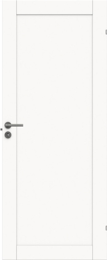 Dørblad unique 01l 70x200 klassisk hvit s0500-n glatt fyllingsdør