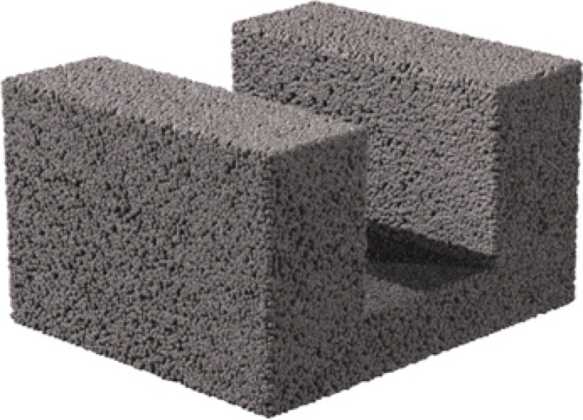 Bilde av Isoblokk 35cm ublokk35x19x25cm 36 stk pr pall