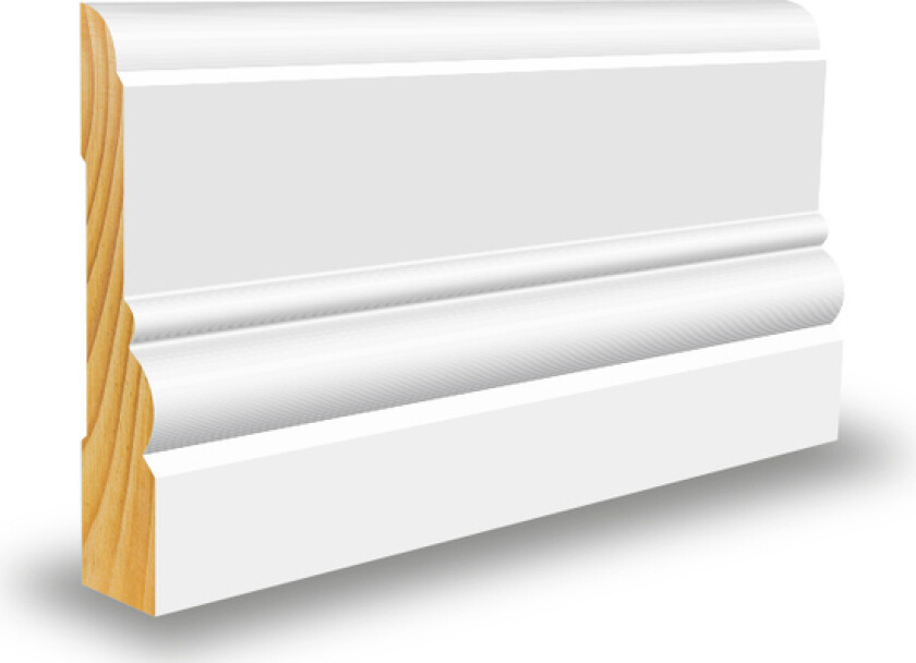 Bilde av Karmlist malt furu 21x95x4400  mm bomull