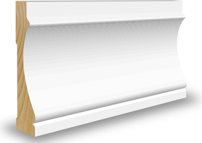 Bilde av Gulvlist malt furu 21x70x4400  mm bomull