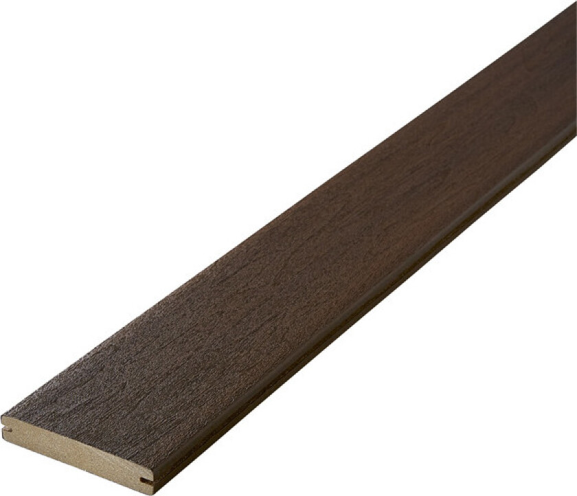 Terrassebord fiberon symmetry resirkulert kompositt 24x137x4880 mm burnt umber brun