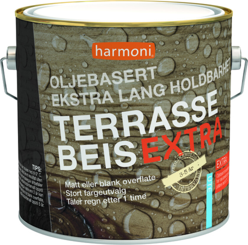 Terrassebeis extra base gul 2,7l