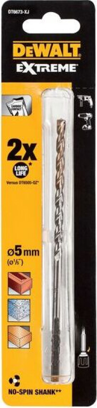 Bor extreme mur 5x150mm dt6673