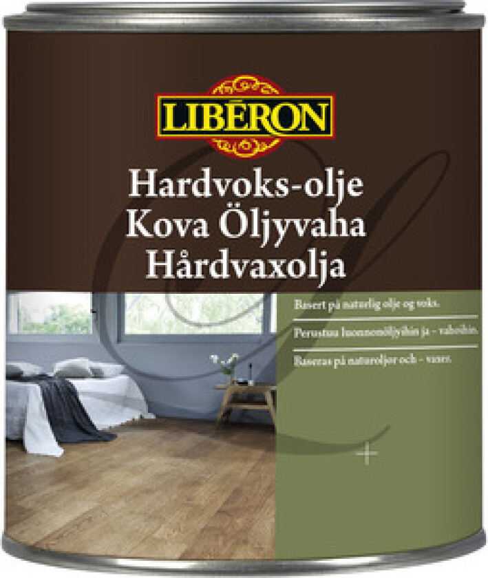 Hardvoks olje lys grå 750ml