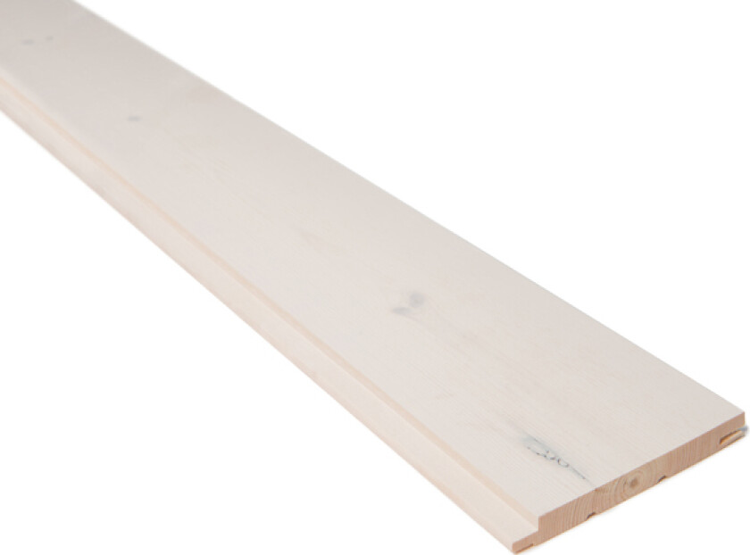 Sprekkpanel furu 14x120 natur hvitlasert
