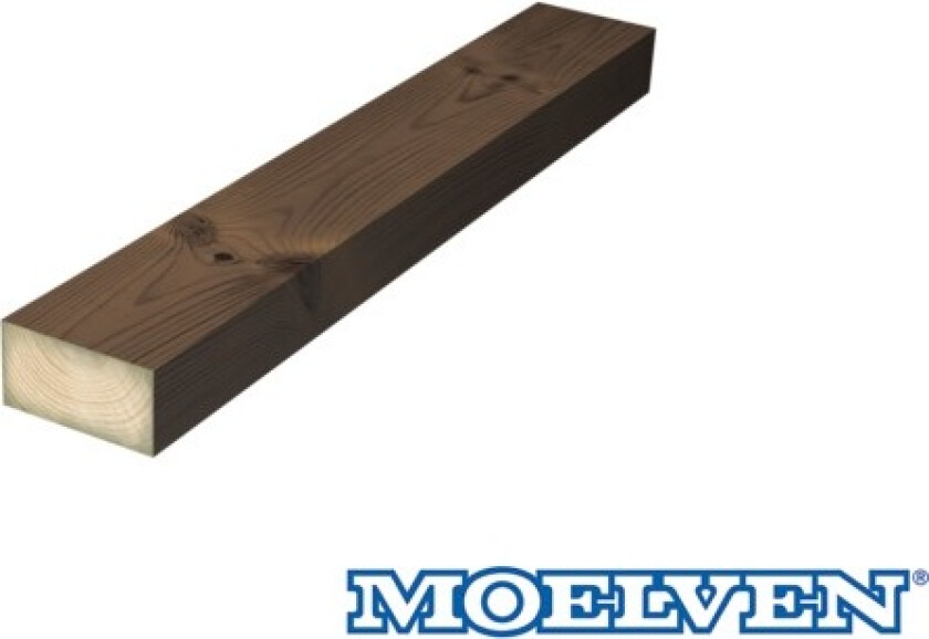 Justert lekt furu 30x048 royalimpregnert kl.1 brun