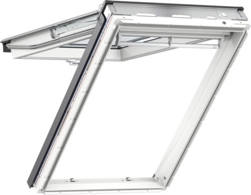 Bilde av Takvindu topphengslet 78x98 hvitmalt 3-lags glass