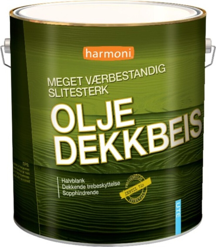 Oljedekkbeis hvit base 9l