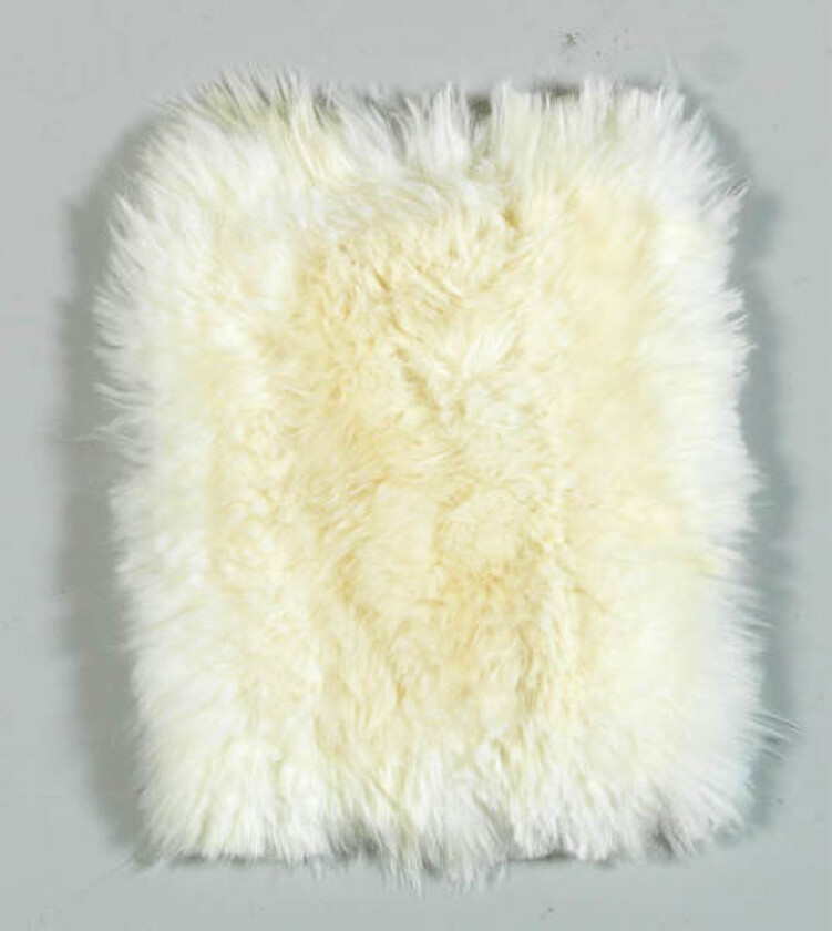 Sitteunderlag saueskinn white