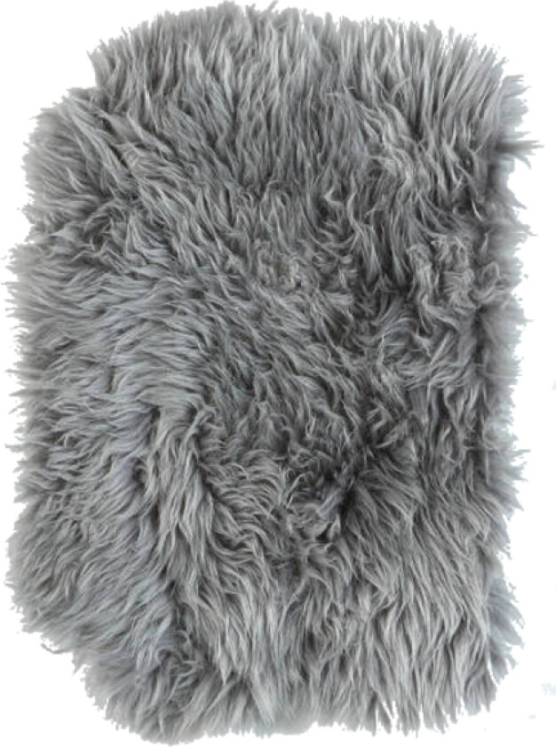 Teppe sitteunderlag sau grey 30x40 sitteunderlag i saueskinn