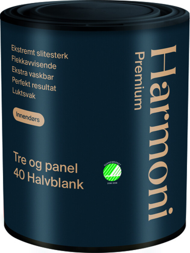 Oljemaling premium 40 hvit 0,68l