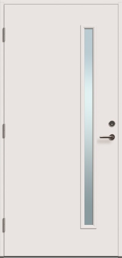 Ytterdør tun 351 hvit 99x209 venstre