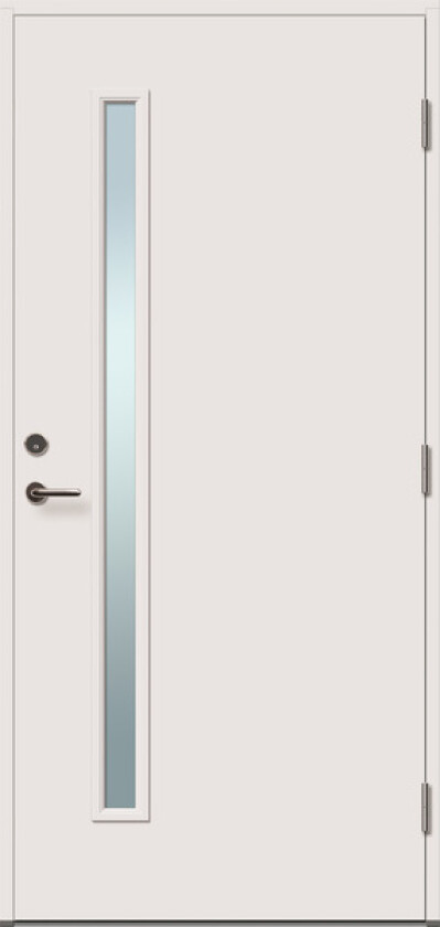 Ytterdør tun 351 hvit 99x209 høyre