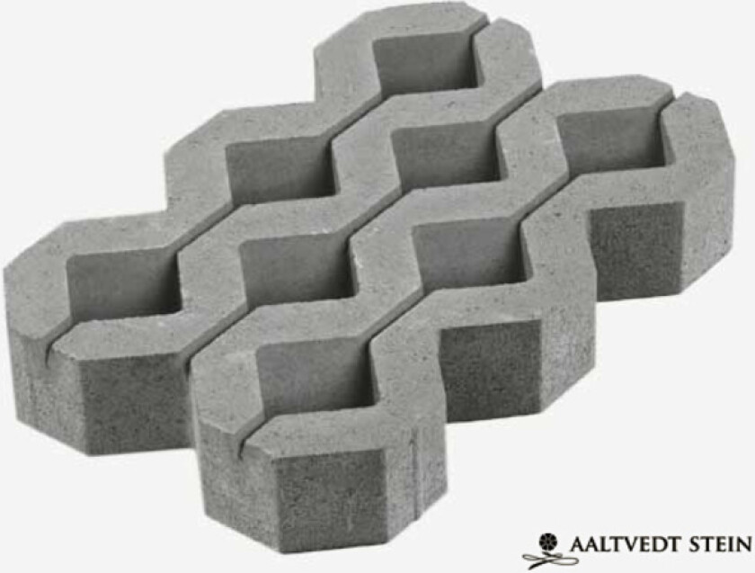 Bilde av Helle gressarmering 10cm grå 60x40x10cm 8m2/pall