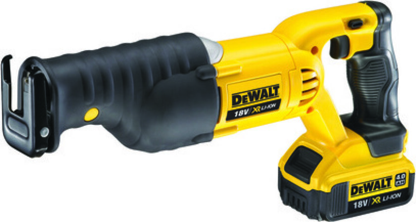 Bajonettsag xr 18v med batteri slag: 28.6mm dcs380m2
