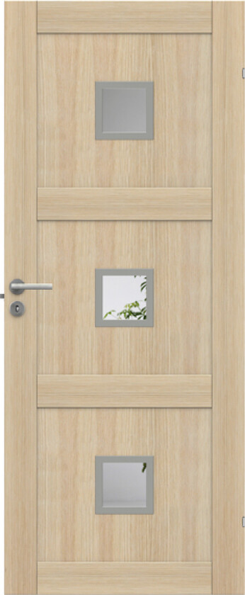 Bilde av Dørblad unique 03l gwa320 90x210 hvitpigmentert glassdør 3-20x20cm