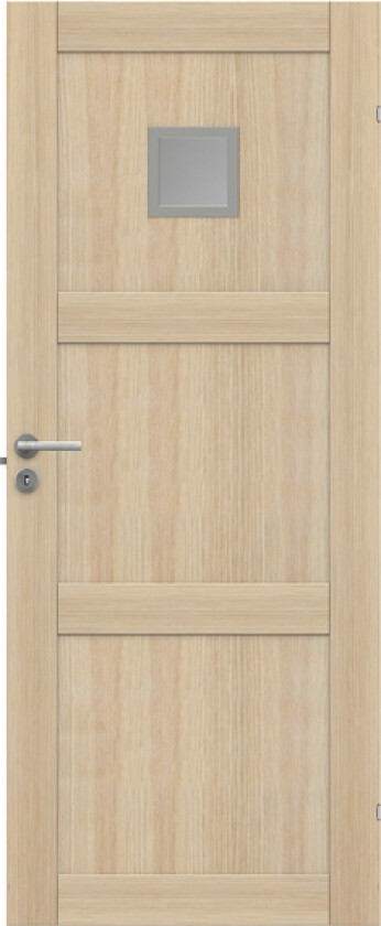 Dørblad unique 03l gwa120 90x210 hvitpigmentert glassdør 20x20cm