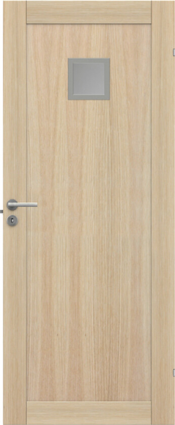 Dørblad unique 01l gwa120 90x210 hvitpigmentert glass 20x20cm