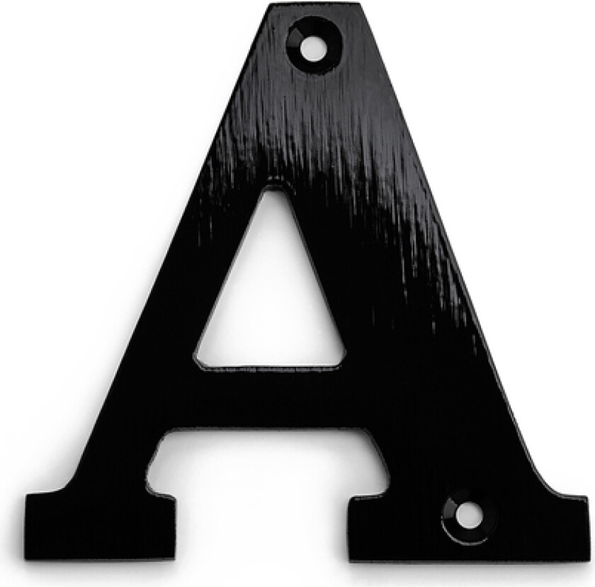 Bilde av Bokstav 572-a sort sb høyde 80mm