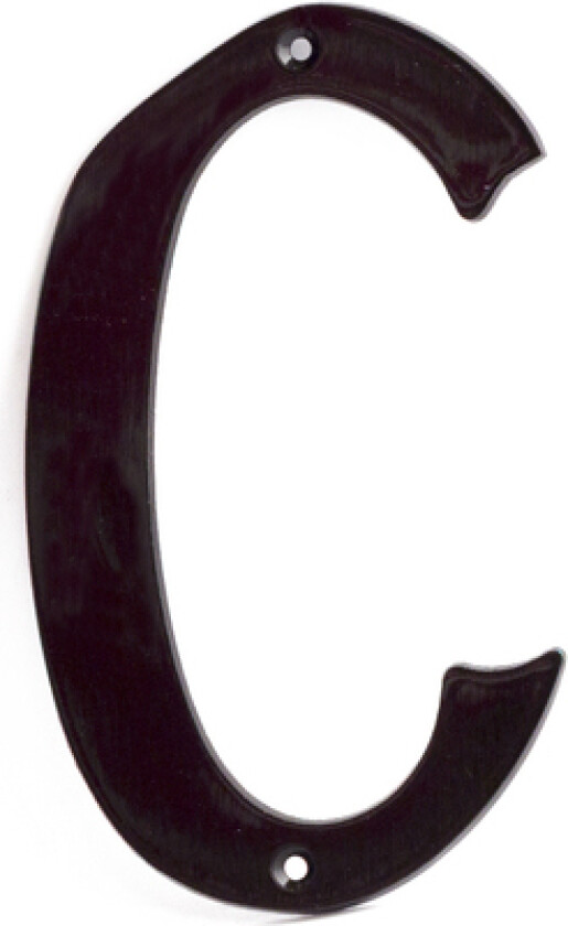 Bokstav 574-c sort sb høyde 150mm