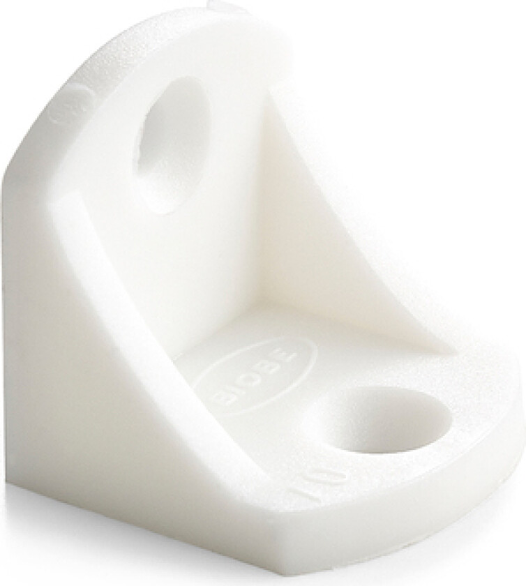 Møbelvinkel 147 hvit 51x51mm pk 4 stk