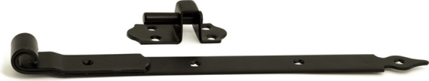 Bilde av Stabelhengsel 214 300mm sort sb bredde 35mm tapp ø12 mm pk 2 stk