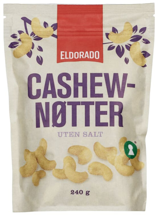 Cashewnøtter u/Salt 240g