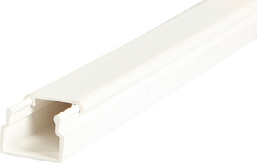 Kabelkanal 18x013x2600 pvc hvit