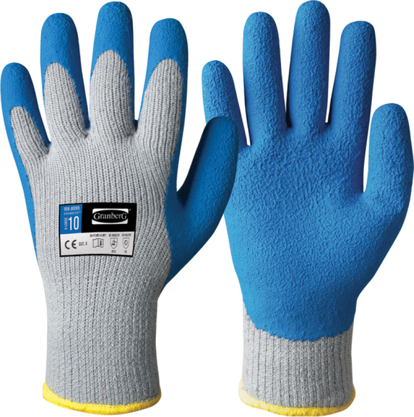 Bilde av Vinterhanske strikket 10 blå