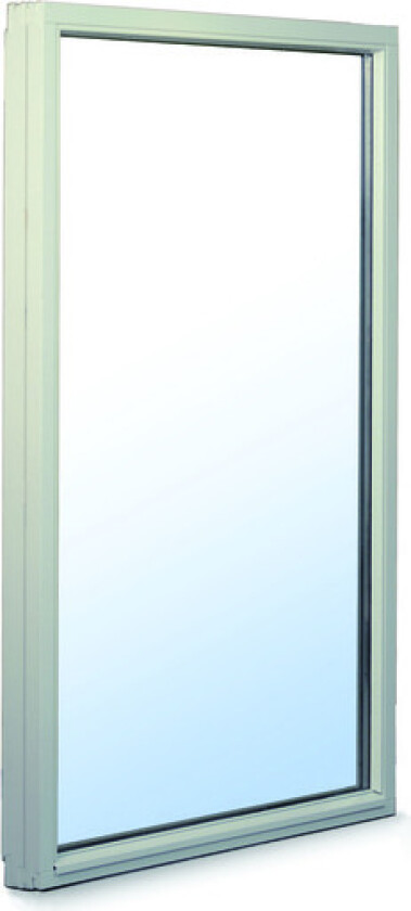 Bilde av Vindu fastkarm 140x120 u-verdi 1,2 hvitmalt 115 mm karm 2 lags glass