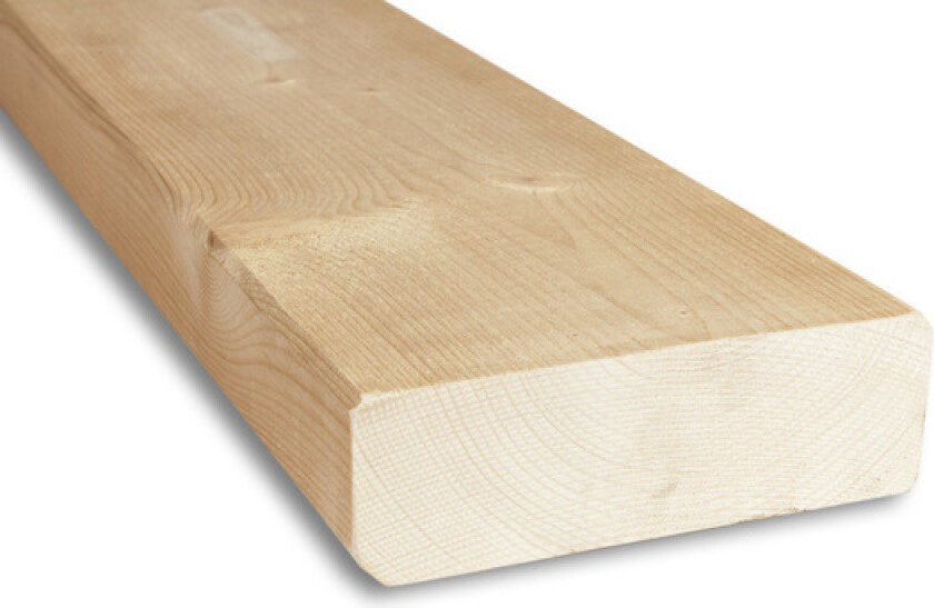 Konstruksjonsvirke gran 48x148x5400 c24 fotkappet