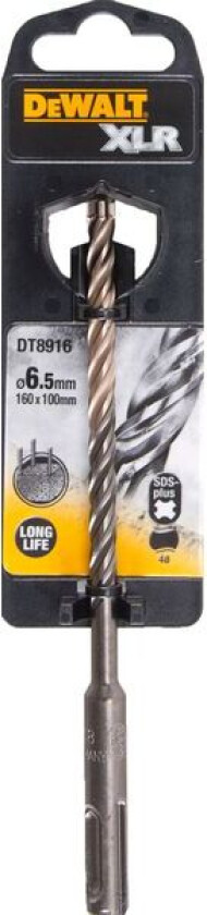 Murbor sds-plus xlr 6.5 x160 dt8916 hardmetallspiss