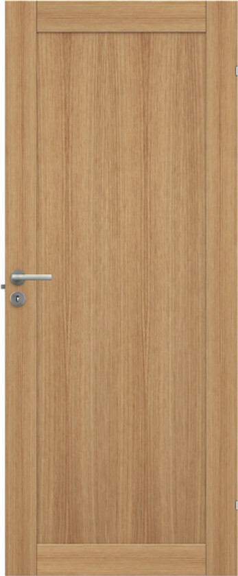 Dørblad unique 01l 90x200 eik glatt fyllingsdør 1 speil