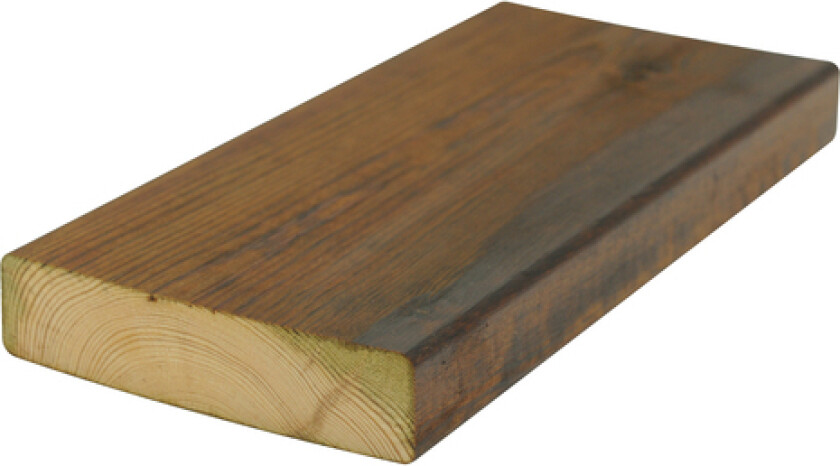 Terrassebord royal oljet furu 28x120x4800 mm klasse 1 brun