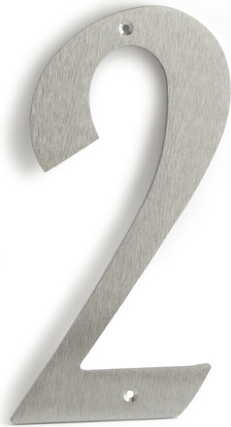 Bilde av Husnummer 2 573 matt krom