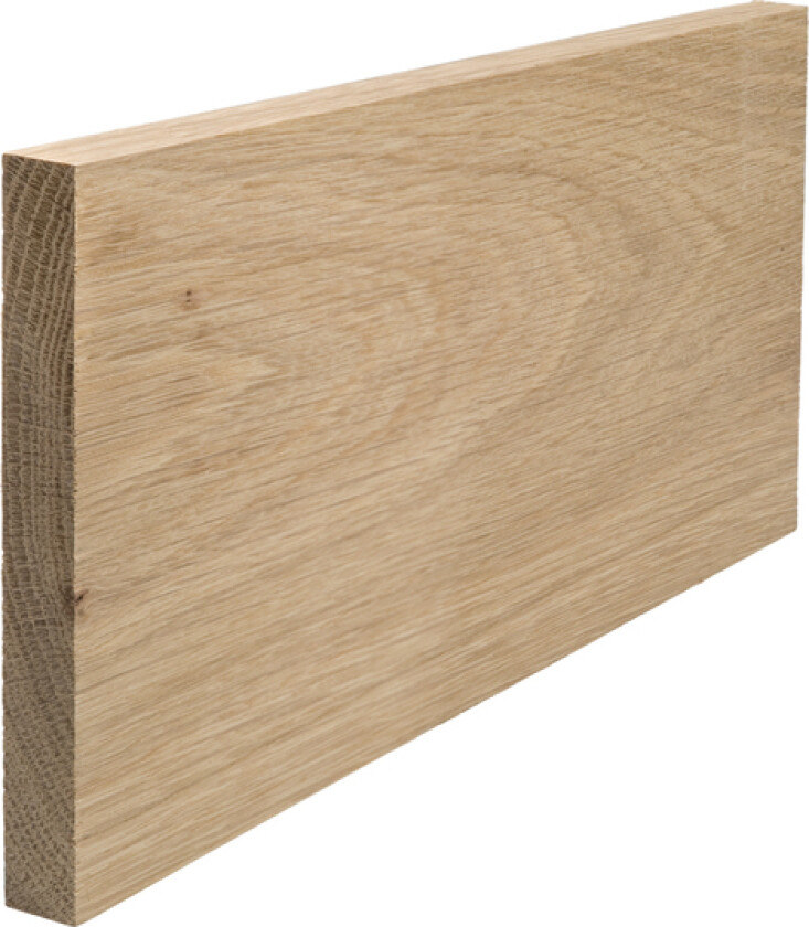 Bilde av Glattkantlist ubehandlet amerikansk eik 15x140 mm natur