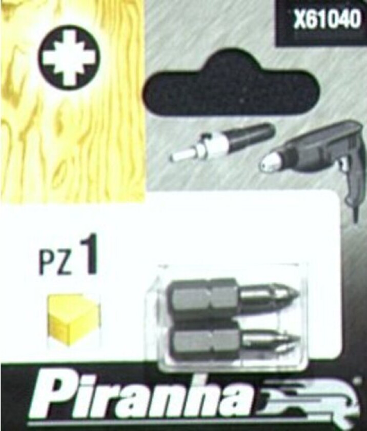 Bits pz1 2stk x61040 piranha