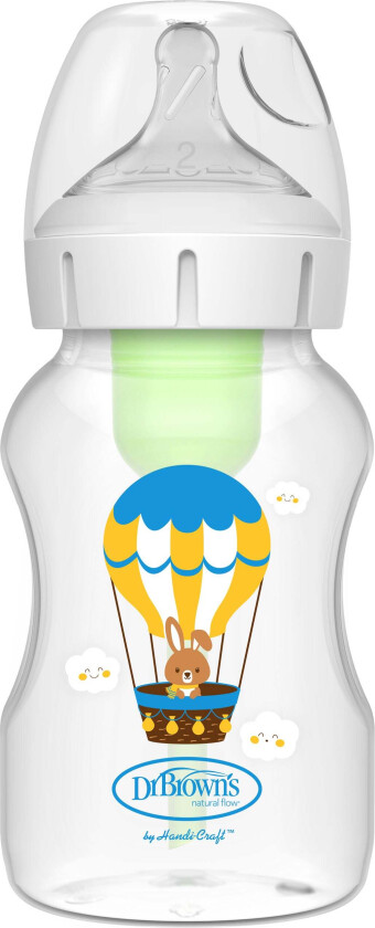 Options+ Wide Neck Tåteflaske Balloon 330 ml - Tåteflasker & Tilbehør