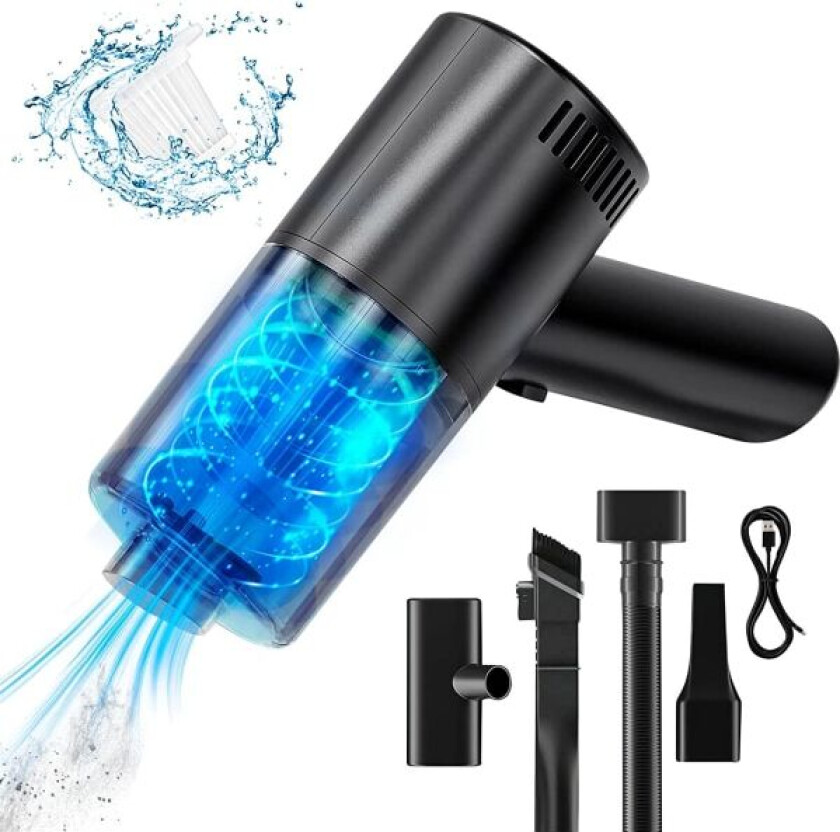 Trådløs håndholdt støvsuger, 9000Pa bilstøvsuger, Han