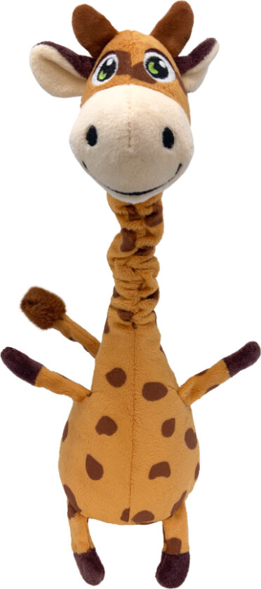 Shakers™ Bobz hundeleketøy giraff - Str M: ca. L 30,5 x B 15,9 x H 8,9 cm