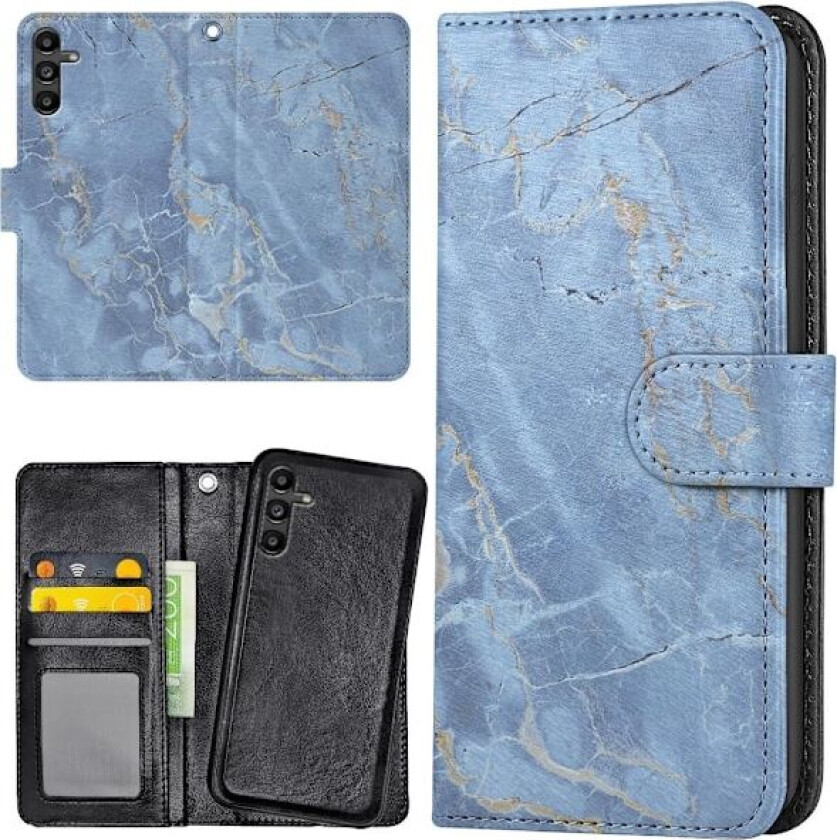 Samsung Galaxy S24 FE - Lommebok Deksel Marmor