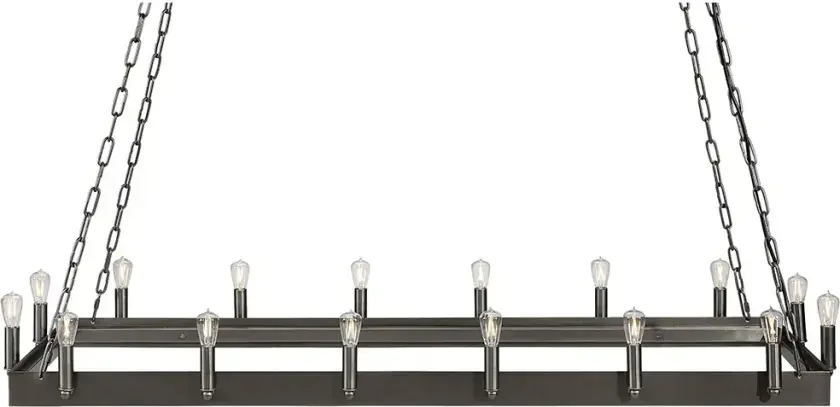 Taklampe Crown 148x48 Cm Jern