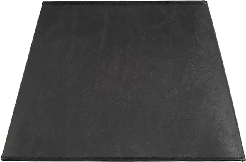 Lampeskjerm Square Black Leather