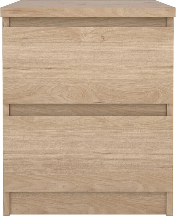 Naia nattbord 2 skuffer eik dekor.