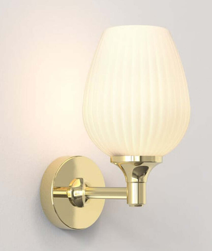 Liberty vegglampe for baderom IP44 - Messing