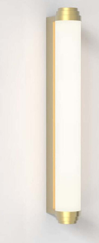 Burlington 600 vegglampe for baderom 14,3W 2700 Kelvin IP44 - Matt gull