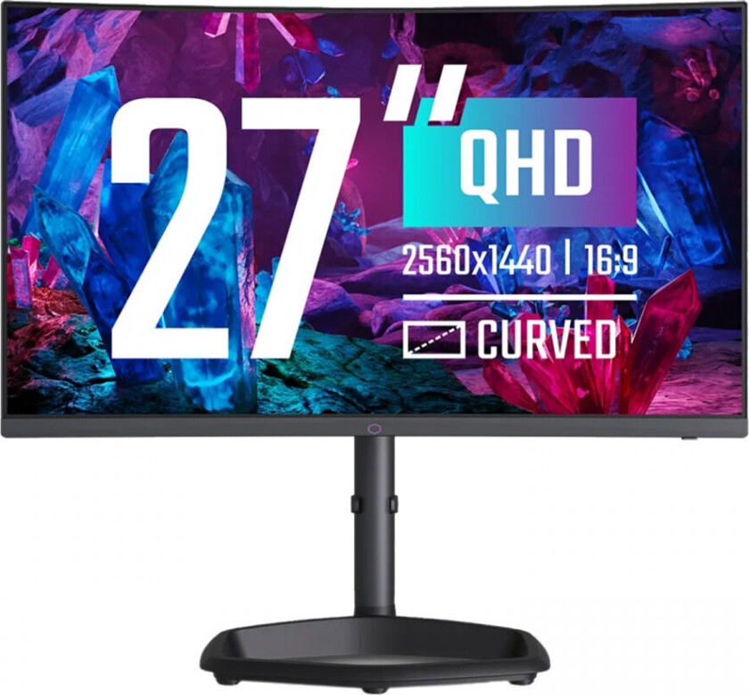 Gm27qp 27” Curved Qhd 240hz Va Gamingskjerm