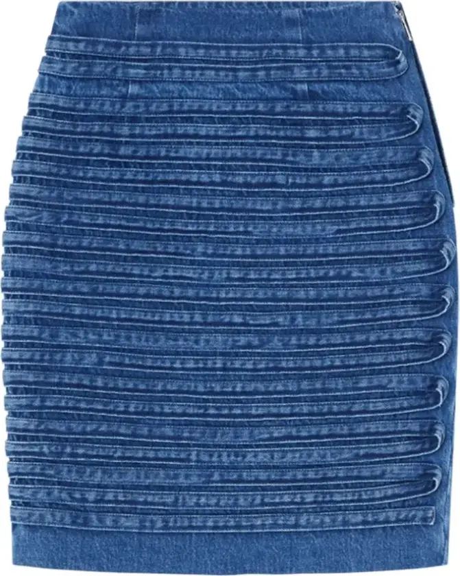 Dame, Skjørt, Blå, S